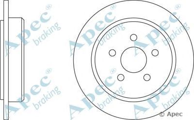 APEC BRAKING dsk2038 -  Тормозной диск